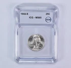 1944-S Washington Quarter MS65 ICG