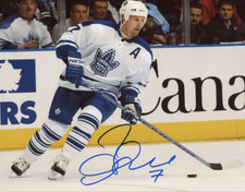Gary Roberts Toronto Maple Leafs Signed 8x10 Action Pose NHL Photograph COA Pic