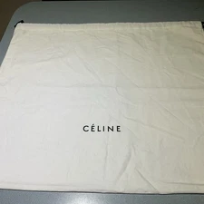 Celine Paris Drawstring GIGANTIC 27x23 Dust bag Travel Storage Shoe Purse