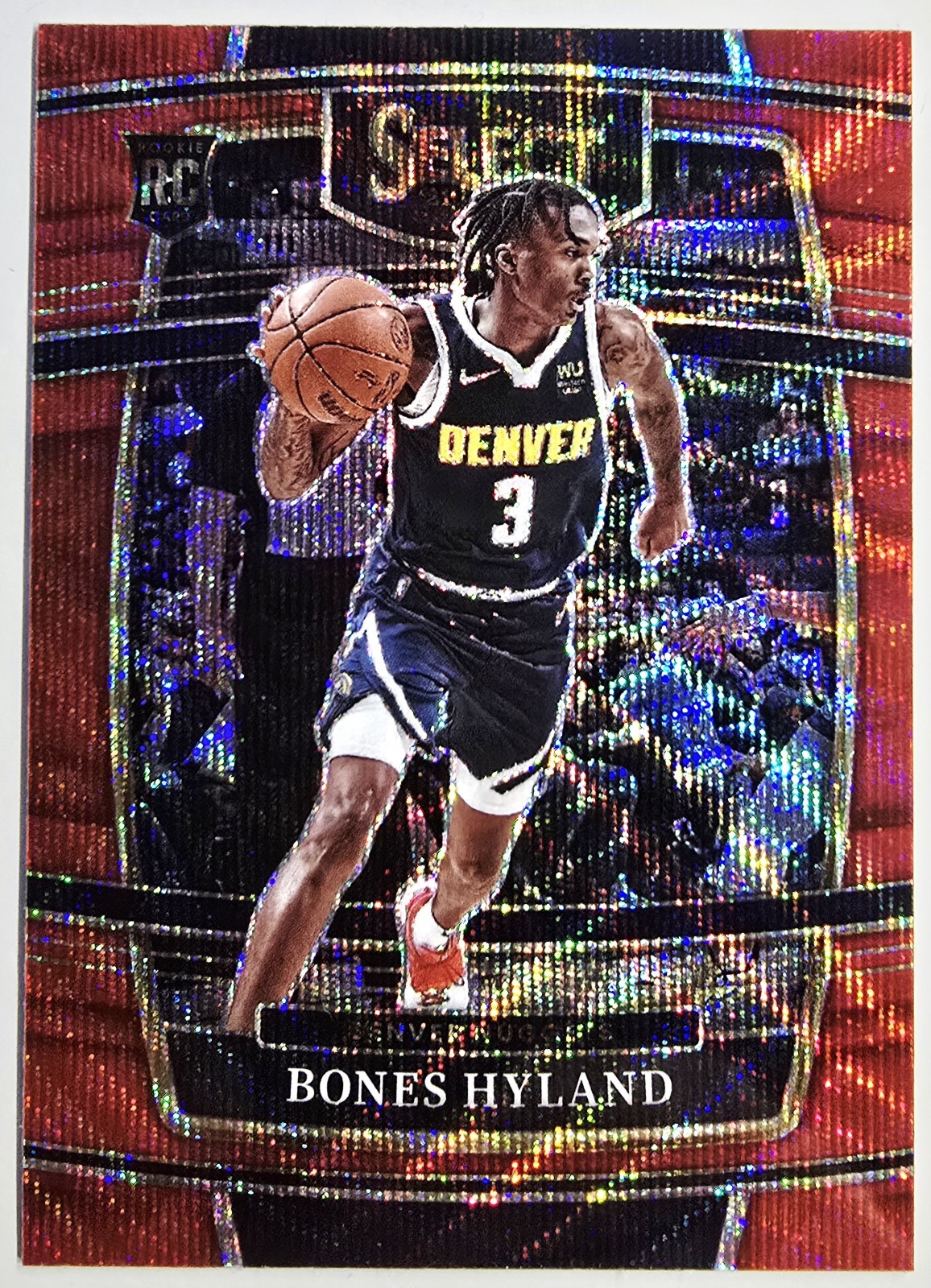 2021-22 Select Bones Hyland Red Wave Prizm Concourse RC #79 Rookie 🔴🌊
