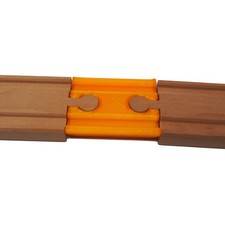 Wooden Train Track Connectors Compatible with Brio Bigjigs Aldi and others