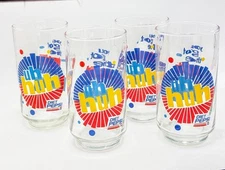 Diet PEPSI Uh Huh You Got The Right One Baby Vintage Glasses Set (4) Ray Charles