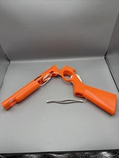 Cabela's Shotgun Gun Rifle Nintendo Wii Orange with Nunchuck Controller Hunting