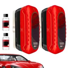 2Pack Automotive Oil Film Cleaning Brush, Cars Clear Vision Glass Cleaner for