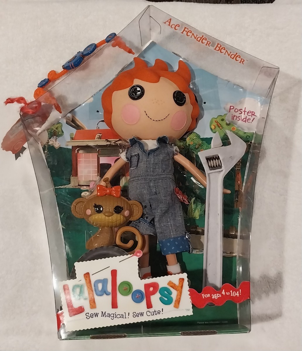 Lalaloopsy ACE FENDER BENDER Full Size Boy Doll Rare Retired