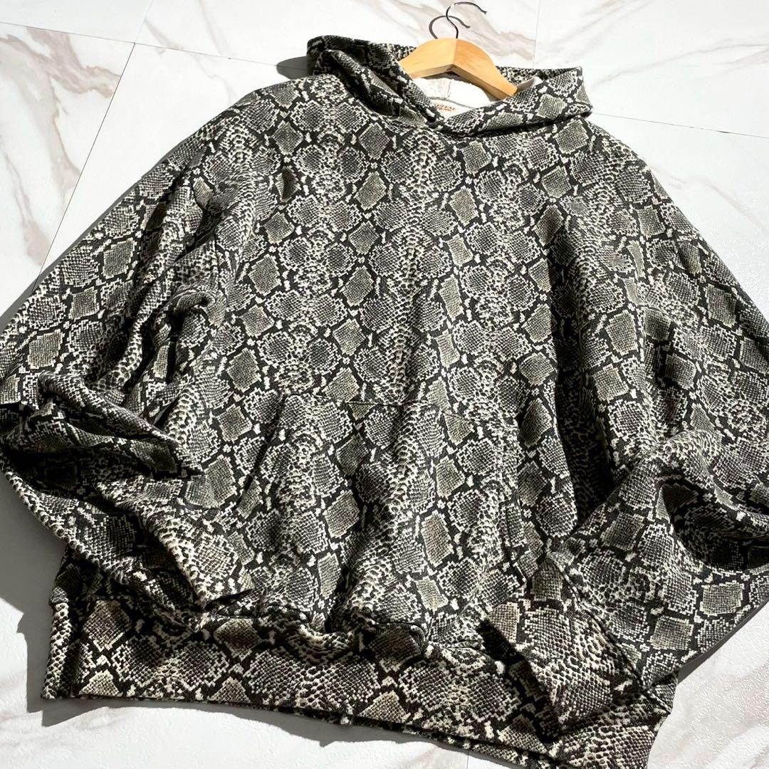 USED [RARE] KAPITAL PULLOVER HOODIE, PYTHON PRINT… - image 1