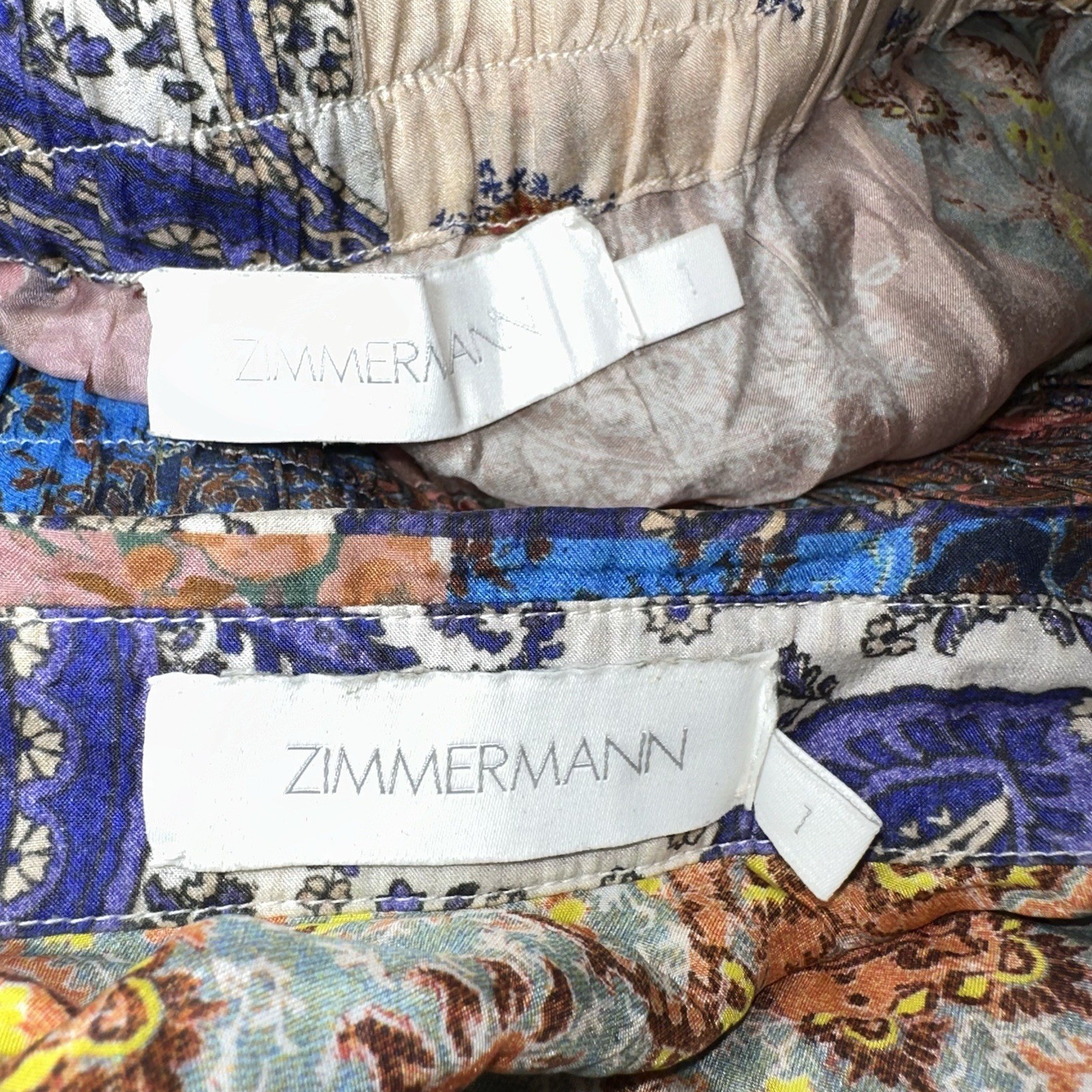 Zimmermann Devi Top + Pants Set Patchwork Paisley… - image 15