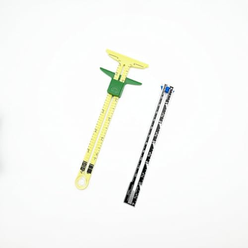 Sewing Gauge Measuring Tool Set 5-in-1 T-Shaped Sliding Gauge Ruler Fabric - Picture 7 of 7