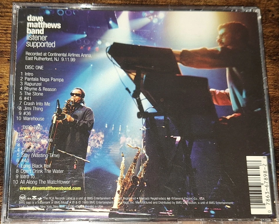 DAVE MATTHEWS BAND -LISTENER SUPPORTED 2-CD-Set - Bild 2 von 2