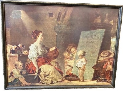 Fragonard Say Please Dites Donc S il Vous Plait Framed Art Print Wallace 10x12