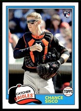 2018 Topps Archives Chance Sisco Rookie Baltimore Orioles #211