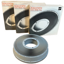 VINTAGE gaf Anscorama 100 Slide Tray -Pre Owned Lot of 3 