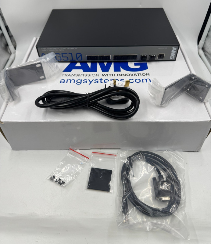 AMG510 Managed Switch, 8 Port 10/100/1000T(x) With IEEE 802.3at PoE+ NEW UK VAT