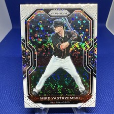 2021 Panini Prizm White Donut Circle Prizm /5 Mike Yastrzemski #33