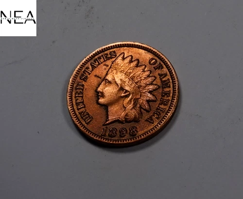 1898 Indian Head Penny Cent ~ AU/Uncirculated ~ ZI710