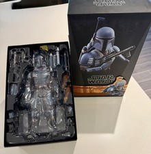 STAR WARS Death Watch Mandalorian Hot Toys Sideshow Statue MIB TMS026