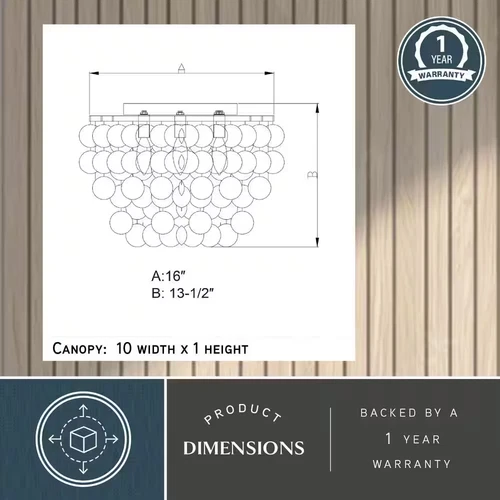 Elsa 16 In. W Satin Nickel Capiz Shell Coastal Flush Mount Ceiling Light Fixture - Picture 5 of 11