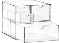 Acrylic Drawer Makeup Organizer with 4 Drawers