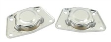 Empi Swing Axle Chrome Spring Plate Torsion Caps For Vw Beetle - Pair - 9545 Empi Swing Axle Chrome Spring Plate Torsion Caps For Vw Beetle - Pair - 9545