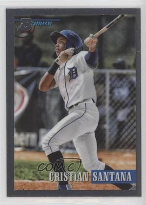 2021 Bowman Heritage Prospects Chrome Cristian Santana #144 08jk