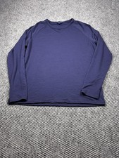Peter Millar Collection Sweater Mens XL Navy Merino Wool Crewneck Raglan Knit