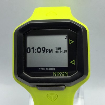 Nixon Ultratide Bluetooth Smart A476 Quartz Digital Yellow Watch KLD73NRZ2