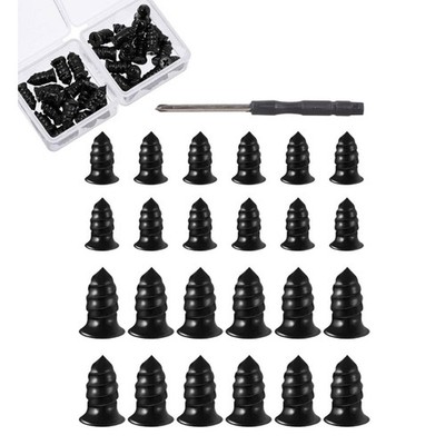 Rubber Tire Repair Nails Screw Emergency Puncture Plug For Vehicles Motorcycles