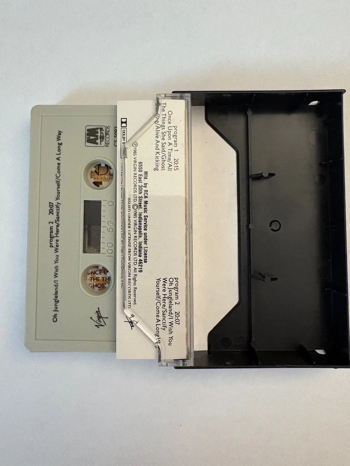 Simple Minds Once Upon a Time Cassette 1985 Virgin Records Chrome - Image 2 of 4