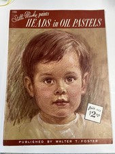 Walter Foster How to Draw Art Book Stella Mackie Paints Heads in Oil Pastels 159