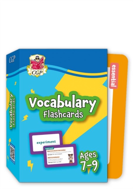 Vocabulary Flashcards for Ages 7-9 by CGP Books (Hardback Book)