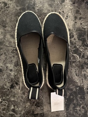 H&M CANVAS ESPADRILLES Women Size 9 Shoes