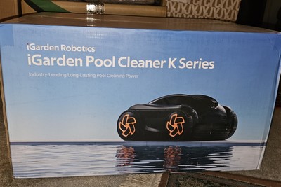 iGarden Pool Cleaner K60, 6H Runtime Cordless Robotic Pool Vacuum NEW IN BOX