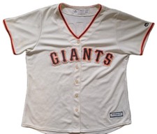 Majestic San Francisco Giants MLB Damen Creme Trikot Pence 8 Cool Base X L