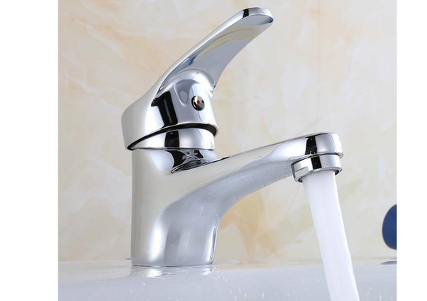 Wc Badarmatur Wasserhahn Waschtisch Mischbatterie Einhebelmischer Waschbecken-image