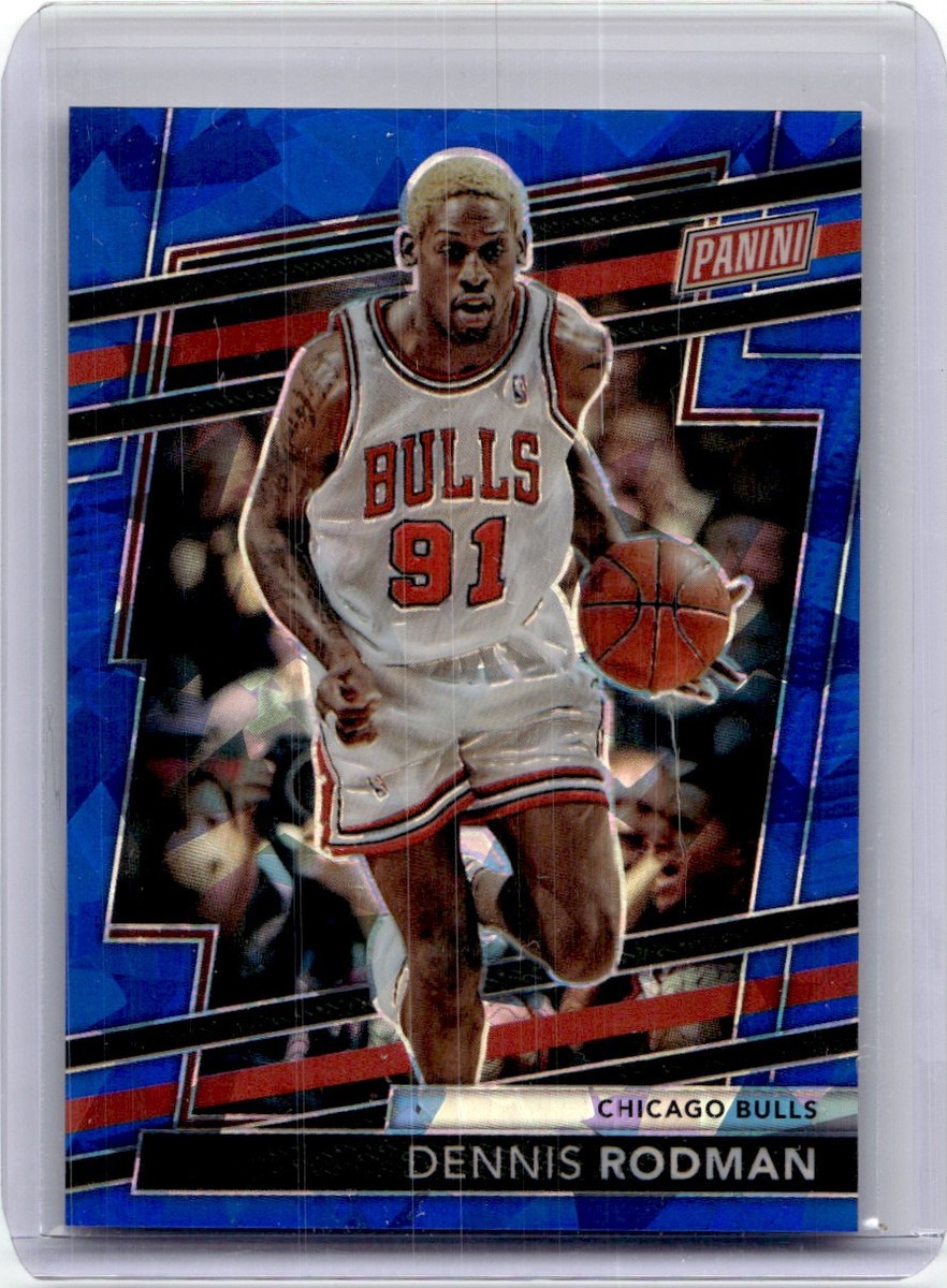 2024-25 Panini The National Cracked Blue Ice Dennis Rodman /124
