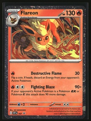Flareon - (Cosmos Holo) Promo SV: Scarlet & Violet Promo Cards 167 NM