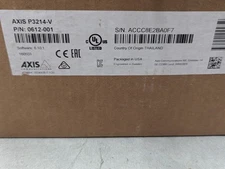 AXIS Communication P3214-VE 720p IP Network PoE Dome Camera 0612-001