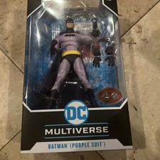 McFarlane Toys DC Multiverse Red Platinum Edition Batman Purple Suit NEW