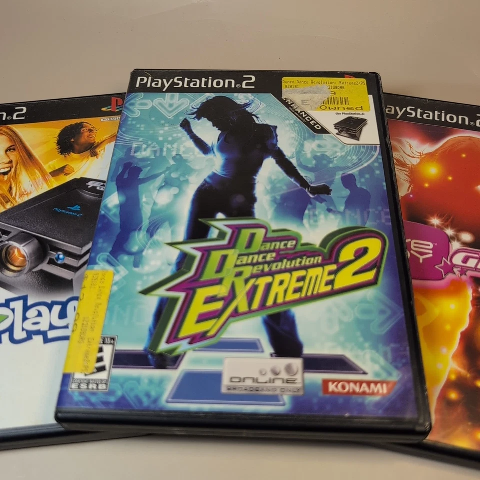 Playstation 2 EyeToy 3 Game Lot Dance Dance Revolution Extreme 2, Play, Groove - Image 3 of 4