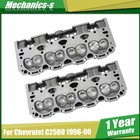 New Pair Complete Cylinder Head Fit For GMC K1500 1996-1999 5.7L OHV VORTEC