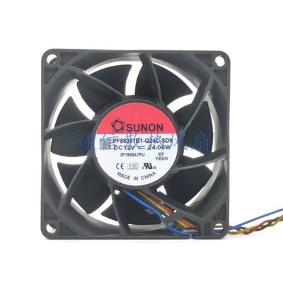  PF80381B1-Q24C-SD9 DC12V 24.00W High Speed High Airflow Fan #cv