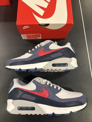 Size 8 - Nike Air Max 90 x NFL New England Patriots Shoes II7591-100 Pats