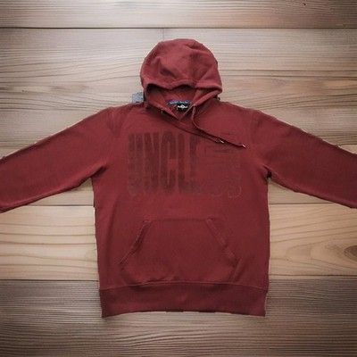 UNCLE SAM*RETRO HOODIE*VINTAGE GYM* KAPUZENSWEATER*MEN'S SIZE L