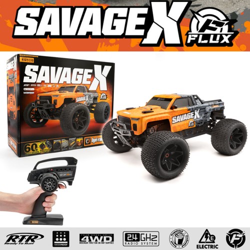 HPI 160101 Savage X FLUX V2 1/8th 4WD Brushless Monster Truck - 第 1/7 張圖片