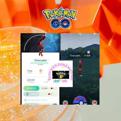 Pokémon Go Shiny Charcadet | Special BG Might and Mastery | Tr de Or Mini P T C