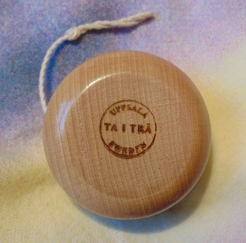 Uppsala Taitra Sweden Vintage Wooden Yo 