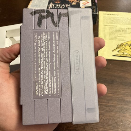 Batman Returns (Super Nintendo SNES, 1992) Rental Copy - Tested - Authentic - Picture 3 of 10