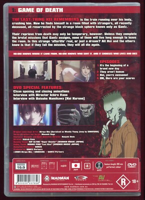 Gantz: Game Of Death Volume 1 Studio Gonzo - R4 (DVD) Anime | eBay