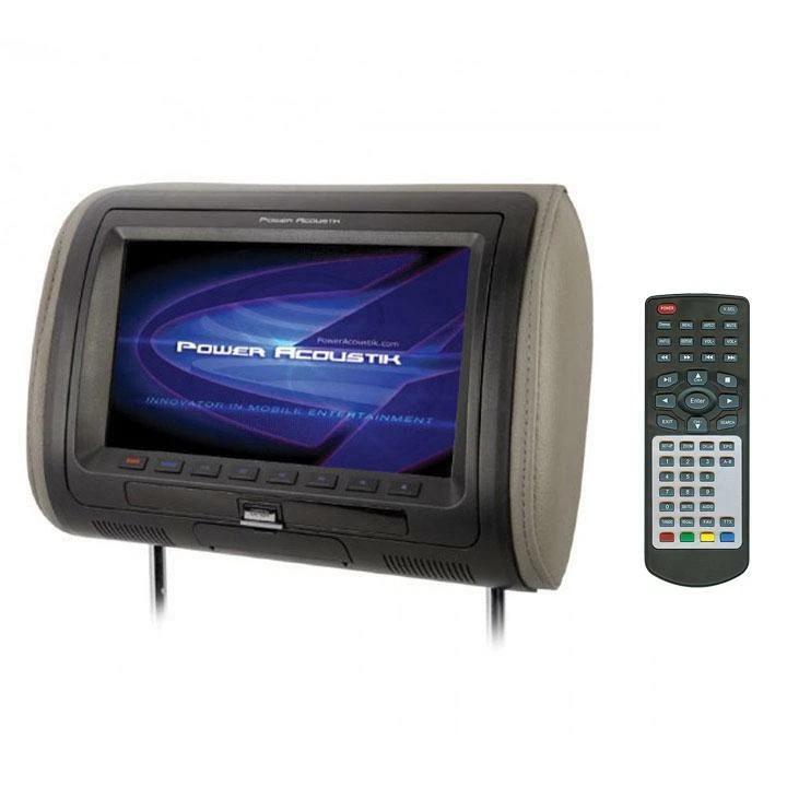 1) Power Acoustik HDVD71CC 7" Headrest Monitor w/ DVD Player - Image 2 of 4