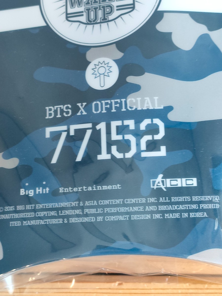 BTS Bangtan Boys Official Pen Light Stick WAKE UP 77152 1st Japan